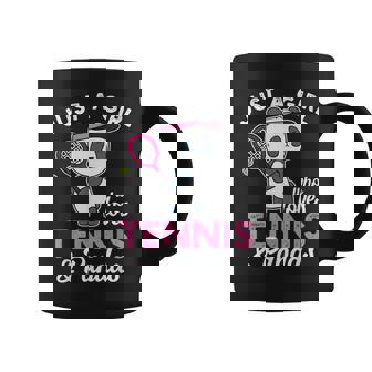 Just A Girl Who Love Tennis & Pandas パンダテニス愛好家 コーヒーマグ - Kawaiitshirt