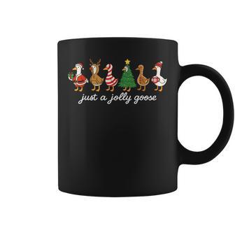 Just A Festive Goose Christmas Silly Holiday Party Coffee Mug - Thegiftio UK