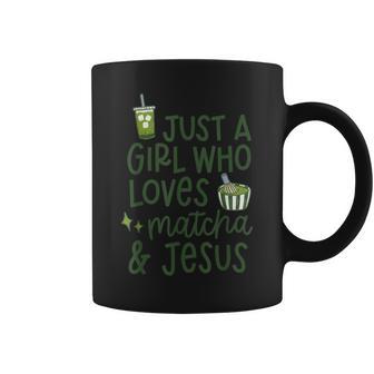 Just A Girl Who Loves Matcha Je-Sus Coffee Mug - Monsterry
