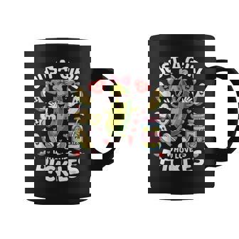 Just A Girl Who Loves Pickles Crunchy Dill Fan Coffee Mug | Mazezy