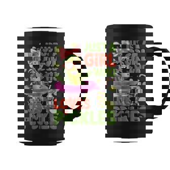 Just Girl Who Loves Pickles Food Lover Vegetable Cucumber Coffee Mug | Mazezy