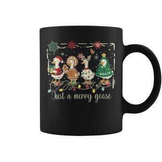 Just A Jolly Goose Silly Goose Santa Christmas Xmas Coffee Mug - Thegiftio UK