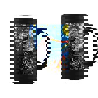 Kaiju Monster Van Gogh Starry Night Style Graphic Coffee Mug | Seseable FR