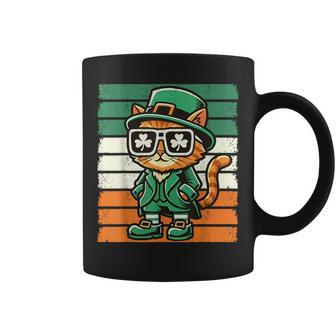 Katze Irisches Kleeblatt Männer Frauen Kinder Lustigt Patrick's Day Tassen - Geschenkecke