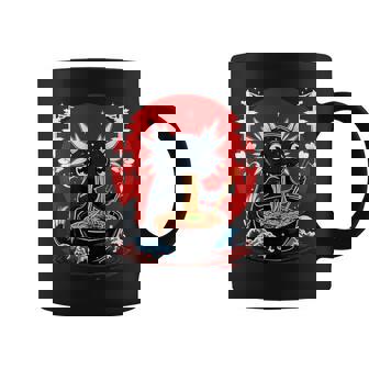 Kawaii Axolotl Comer Ramen Arte Japonés Anime Niños Adolescentes Taza de café - Regaloses