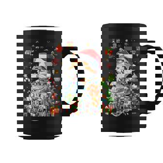 Kawaii Cat Christmas Boba Tea Bubble Cat Lover Xmas Pajamas Coffee Mug | Seseable CA