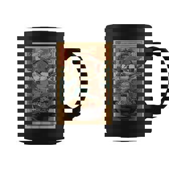 Kawaii Japanese Ramen Otter Retro Gaming For Men Coffee Mug - Monsterry