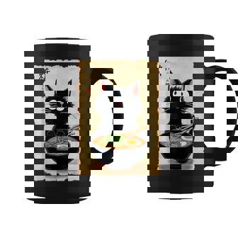 Kawaii Ramen Cat Cute Japanese Food For Anime Noodle Lovers Coffee Mug - Monsterry