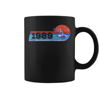 Kayaks Kayaker Vintage 1989 Birthday Kayaking Kayak-Rafting Coffee Mug | Mazezy