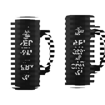 Keep Calm And Carry On モチベーションを高める引用句 コーヒーマグ - Kawaiitshirt