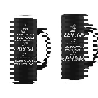 Keep Calm And Carry On I’m a Sagittarius Astrology Coffee Mug | Mazezy