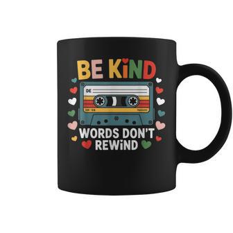 Be Kind Words Don't Rewind Vintage Music Lovers 90'S 80'S Coffee Mug - Thegiftio UK