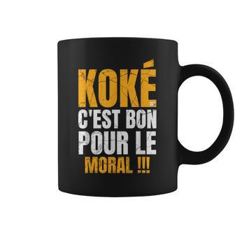 Koké C'est Bon Pour Le Moral Kreyolsat Tasse - Cadeauxyz