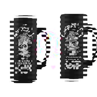 Kpop Unicorn Korean Music Fan Can't Hear You Tank Top Coffee Mug | Mazezy