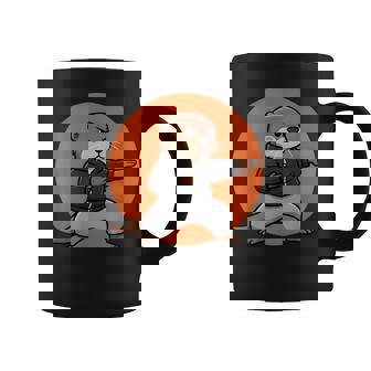 Kung Fu Otter Fighting Pose For Women Men And Kids Coffee Mug | Mazezy