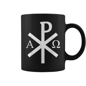 La Croix Chi-Rho -Ymbole De Jésus-Christ -2 Tasse - Cadeauxyz