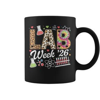 Lab Week 2026 Laboratory Tech Leopard Medical Technician Coffee Mug - Monsterry