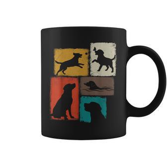Labrador Vintage Collage Retriever Lab Dad Mom Dog Lover Coffee Mug - Thegiftio