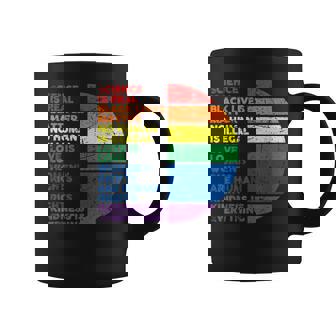 Lacience De La Gay Pride Estraie Lives Matter Love Is Love Is Love Tasse - Cadeauxyz