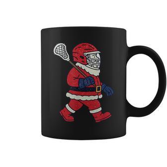 Lacrosse Christmas Santa Lax Player Xmas Coffee Mug - Thegiftio UK