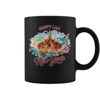 Laos Happy Lao New Year Laotian Pi Mai Lao Temple Coffee Mug - Thegiftio UK