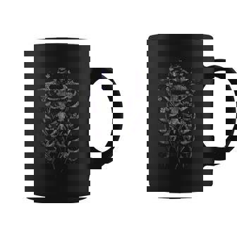 Lavender Skeleton Ribcage Flowers Goth Floral Death Dark Alt Tank Top Coffee Mug | Mazezy
