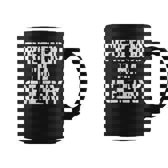 Lazy Easy Halloween Costume Pretend I'm A Celery Tank Top Coffee Mug | Mazezy