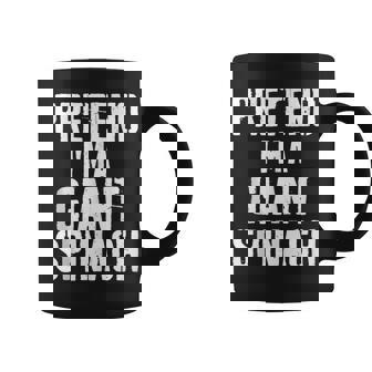 Lazy Easy Halloween Costume Pretend I'm A Giant Spinach Tank Top Coffee Mug | Mazezy