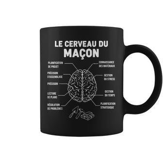 Le Cerveau Du Maçon Maçonnerie Construction Travaux Public Tasse - Cadeauxyz