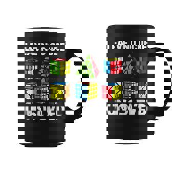 Leave No Cube Unsolved Puzzle Cubes Math Teacher Tank Top Coffee Mug | Mazezy