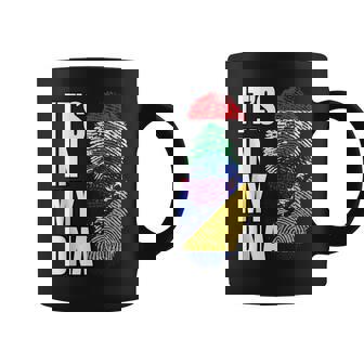 Lebanese And Bosnian Mix DNA Heritage Flag Tank Top Coffee Mug | Mazezy