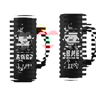 Lebanese Queen Lebanon Flag Proud Lebanese Woman Coffee Mug | Mazezy