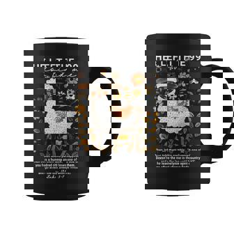 He Left The 99 Christian Floral Bible Lost Sheep Parable Graphic Print Coffee Mug - Monsterry