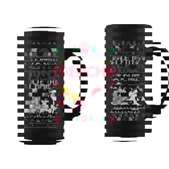I Left My Frenchie To Be Here French Bulldog Ugly Christmas Coffee Mug - Thegiftio