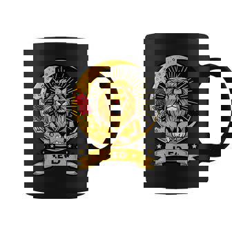 Leo Zodiac Sign Lion Fire Astrology Birthdate Bold Coffee Mug | Mazezy