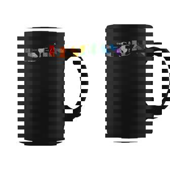 Lesbian LGBTQ Colors Tank Top Coffee Mug | Mazezy