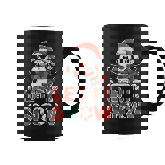 Let It Snow Cute Penguin Christmas Santa Hat Holiday Coffee Mug | Seseable UK