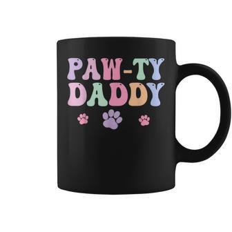 Let's Pawty Girl Daddy Puppy Dog Party Birthday Girl Family Coffee Mug - Thegiftio UK