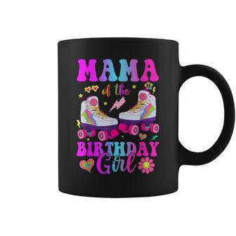 Let's Roll Mama Of The Birthday Girl Roller Skate Birthday Coffee Mug - Thegiftio UK