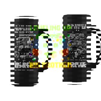 Leveling Up To Big Brother Gamer Pixel Coffee Mug - Monsterry