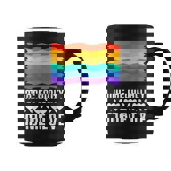 Lgbt More Equality More Lovetシャツ Lgbtq ゲイ レズビアン Lgbt コーヒーマグ - Kawaiitshirt