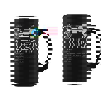 Liberia TShirt Tee T Shirt T-Shirt Coffee Mug | Mazezy