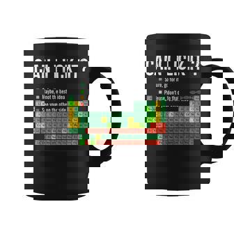 Can I Lick It Periodic Table Chemistry Elements Table Coffee Mug | Mazezy