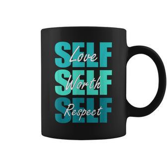 Light Teal Aqua Self-Ish X3 Light Teal Aqua Color Graphic Coffee Mug - Monsterry