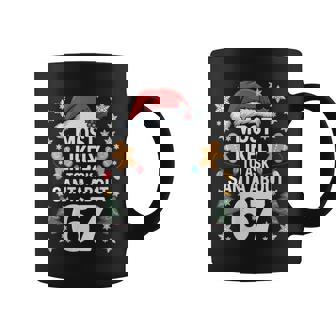 Most Likely To Ask Santa About 67 Ugly Christmas Women Coffee Mug - Monsterry