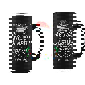 Most Likely To Decorate Her Cat Family Christmas Matching Pj Coffee Mug | Seseable CA