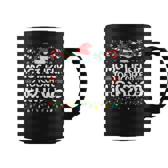 Most Likely To Decorate Her Dog Family Christmas Matching Coffee Mug - Monsterry