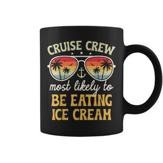 Most Likely To Eating Ice Cream Matching Family Cruise 2026 Coffee Mug - Monsterry