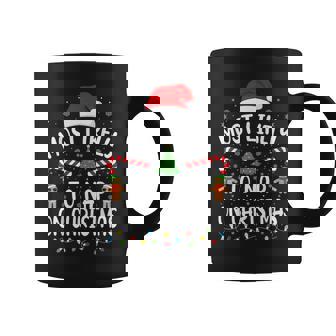 Most Likely To Nap On Christmas Family Matching Xmas Tree Coffee Mug | Seseable UK