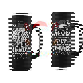 Most Likely To Pet The Reindeer Matching Family Coffee Mug - Thegiftio